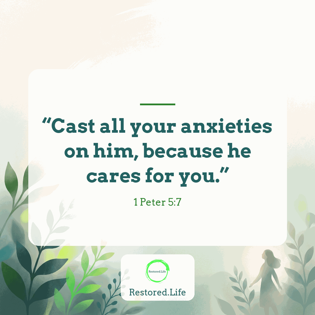 anxiety ig quote — Restored Life
