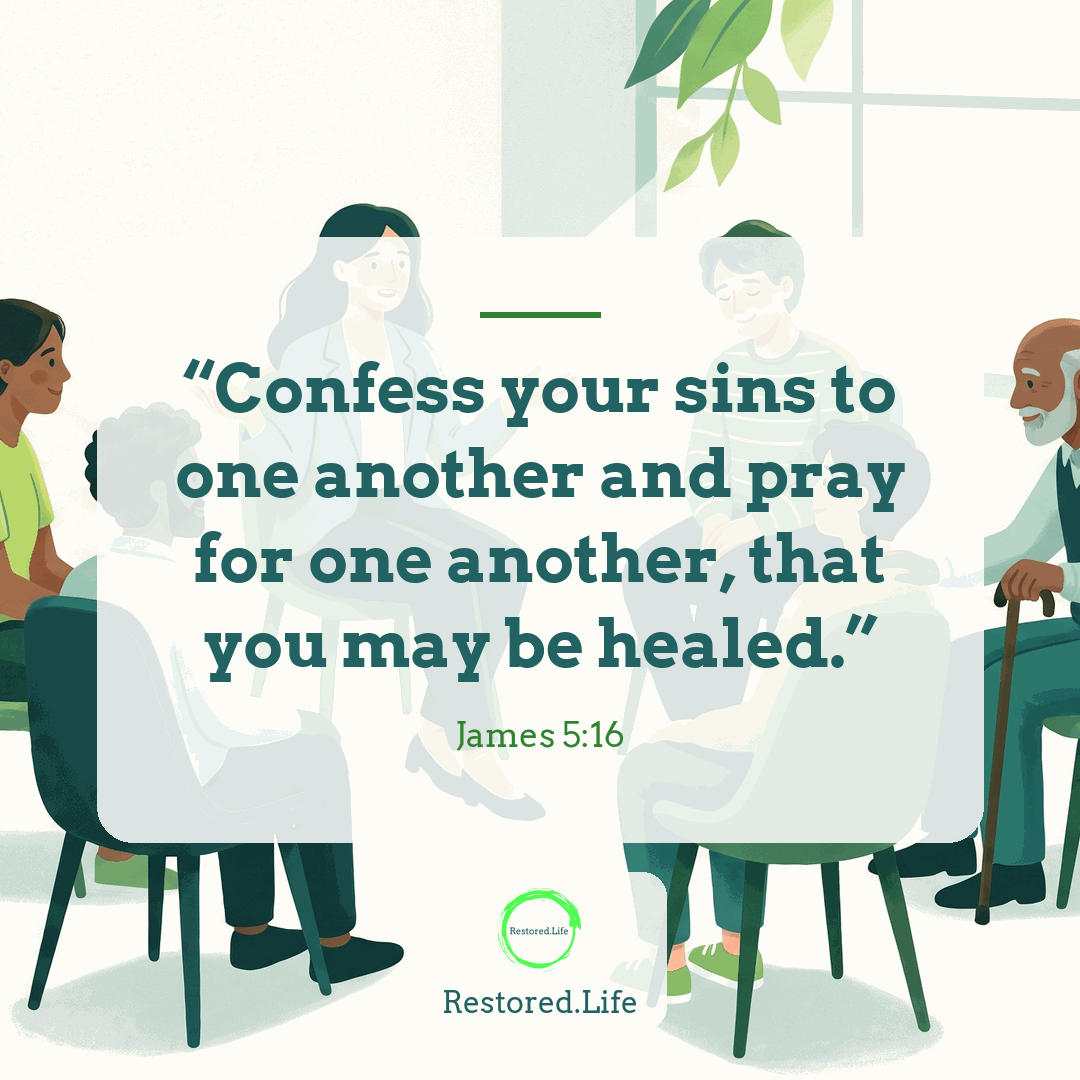 “Confess your sins to one another and pray for one another, that you may be healed.” — James 5:16