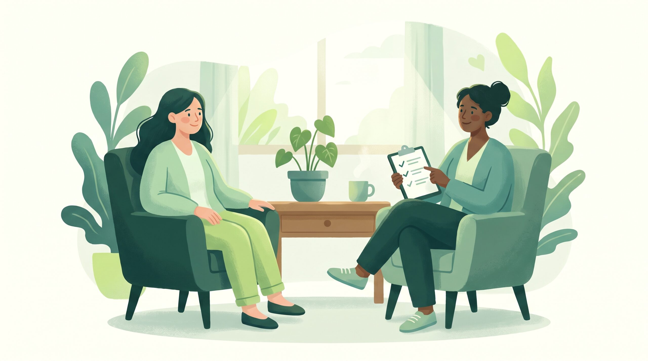 A gentle first conversation with a simple checklist