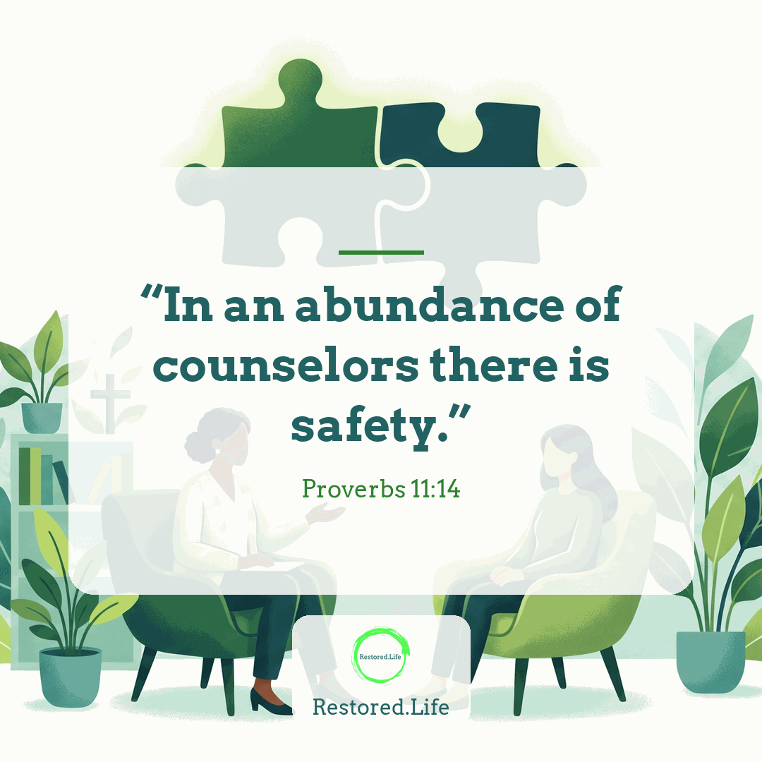 “In an abundance of counselors there is safety.” — Proverbs 11:14