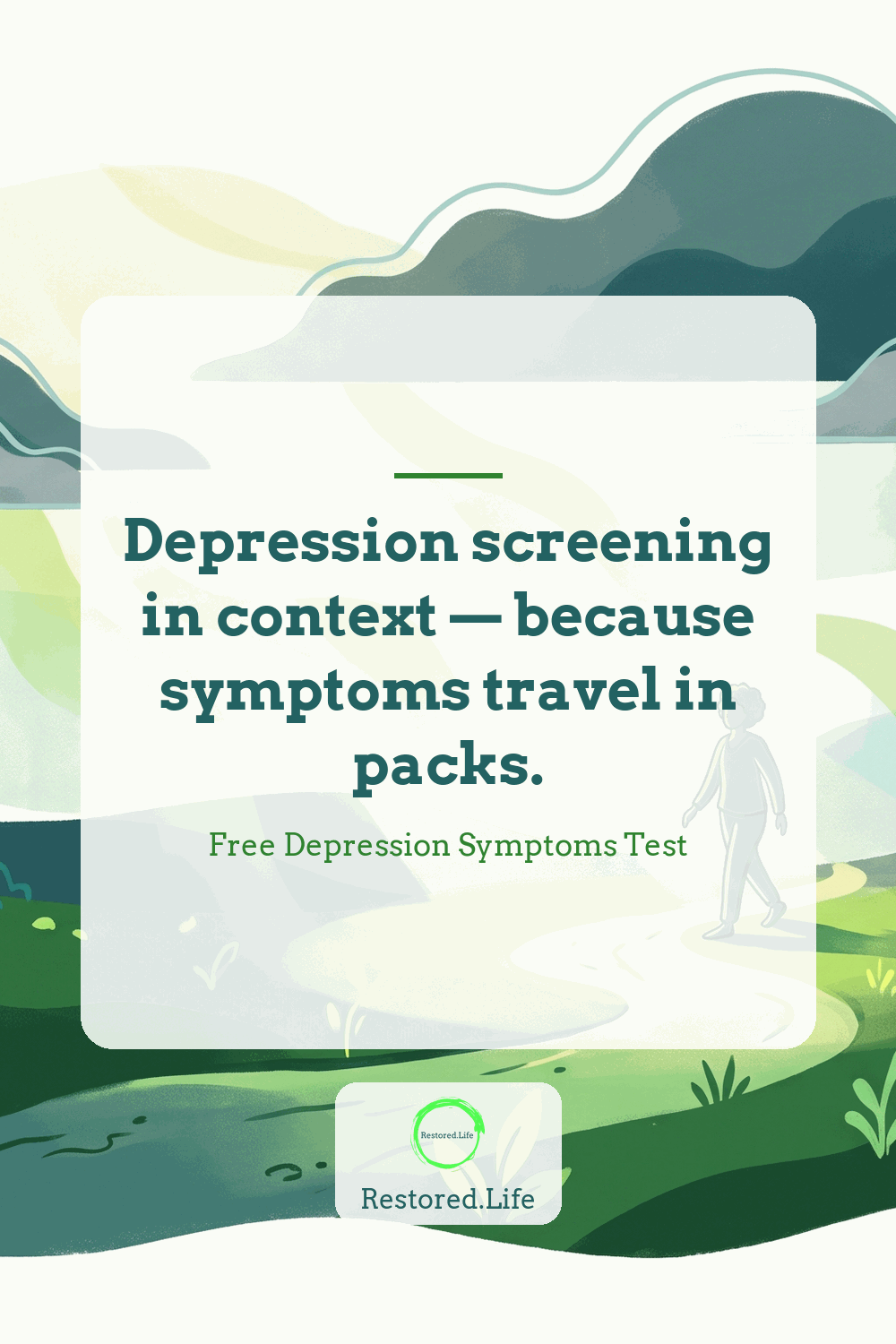 Depression screening in context — because symptoms travel in packs. — Free Depression Symptoms Test